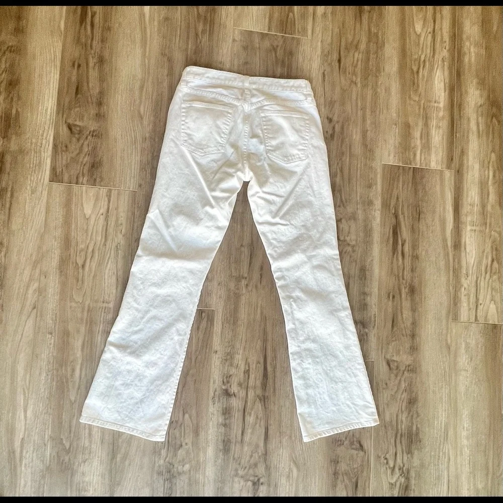 J.Crew white denim bootcut 28 S - Picture 4 of 15
